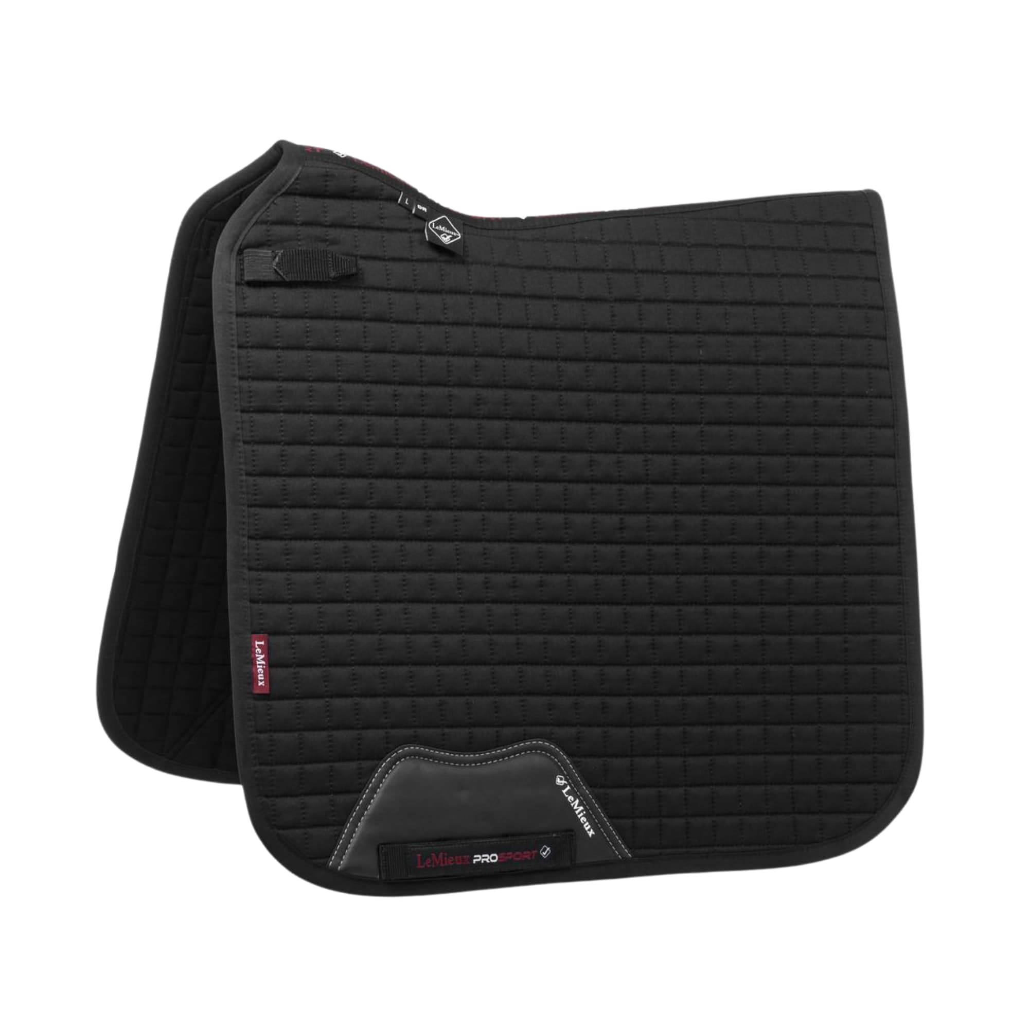 Classic Cotton Dressage Saddle Pad - Black