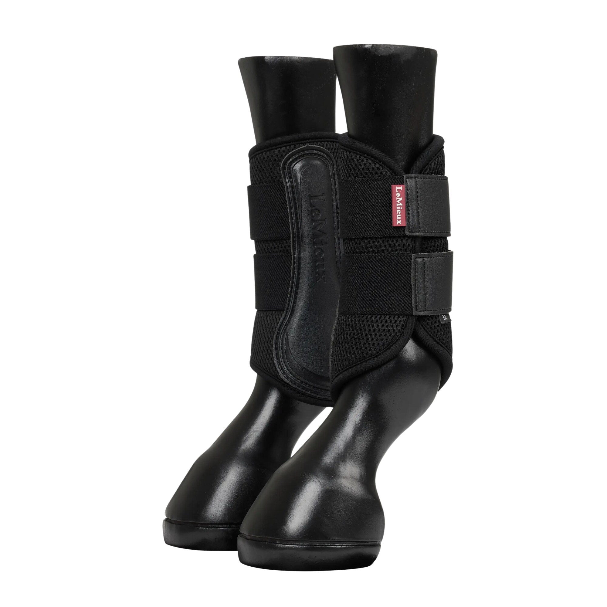 Mesh Brushing Boots - Black