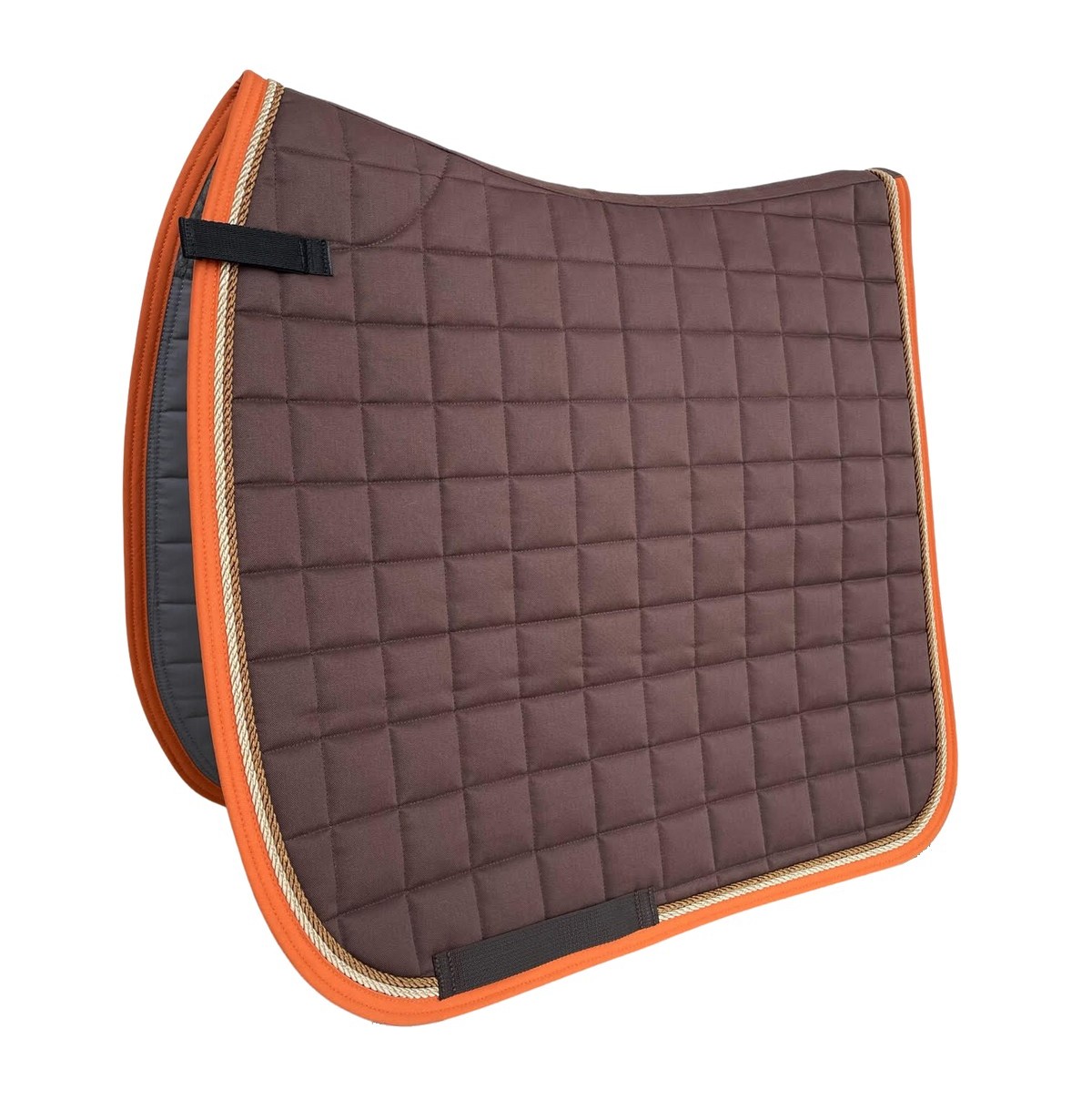 Dressage Saddle Pad - Brown/Rust