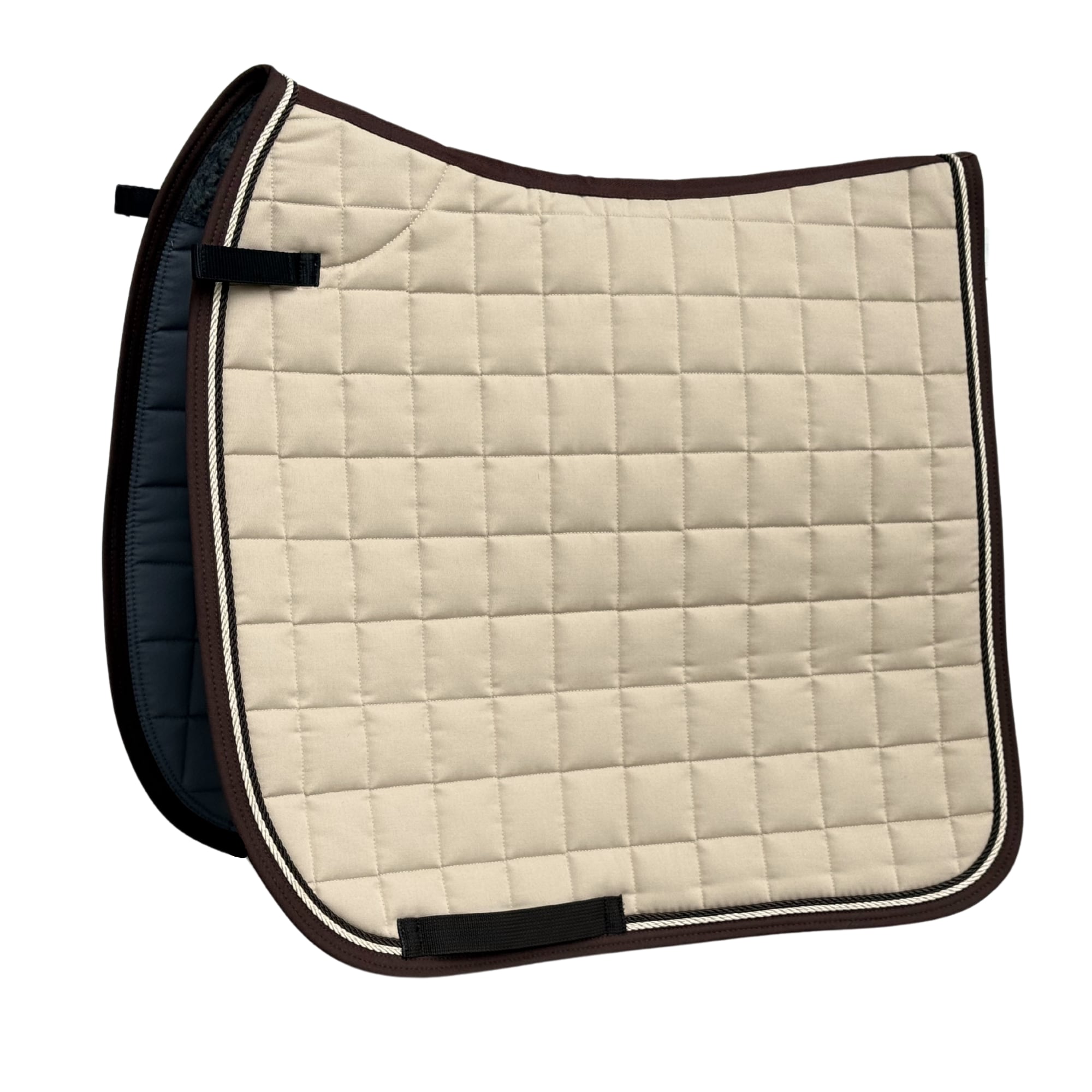 Dressage Saddle Pad - Sand/Brown