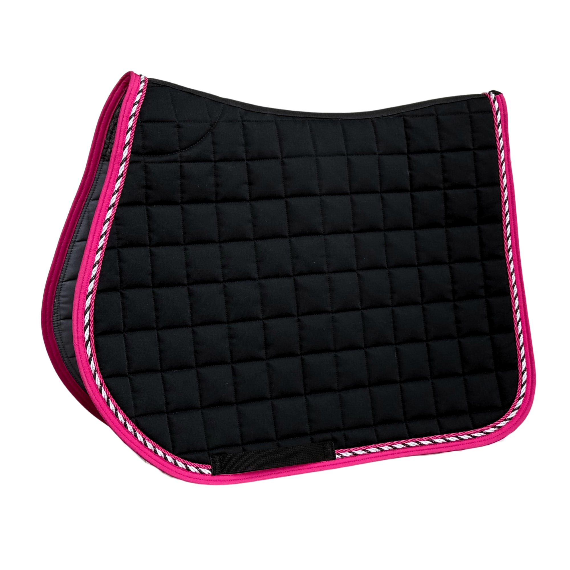 Jumping Saddle Pad - Black/Hot Pink