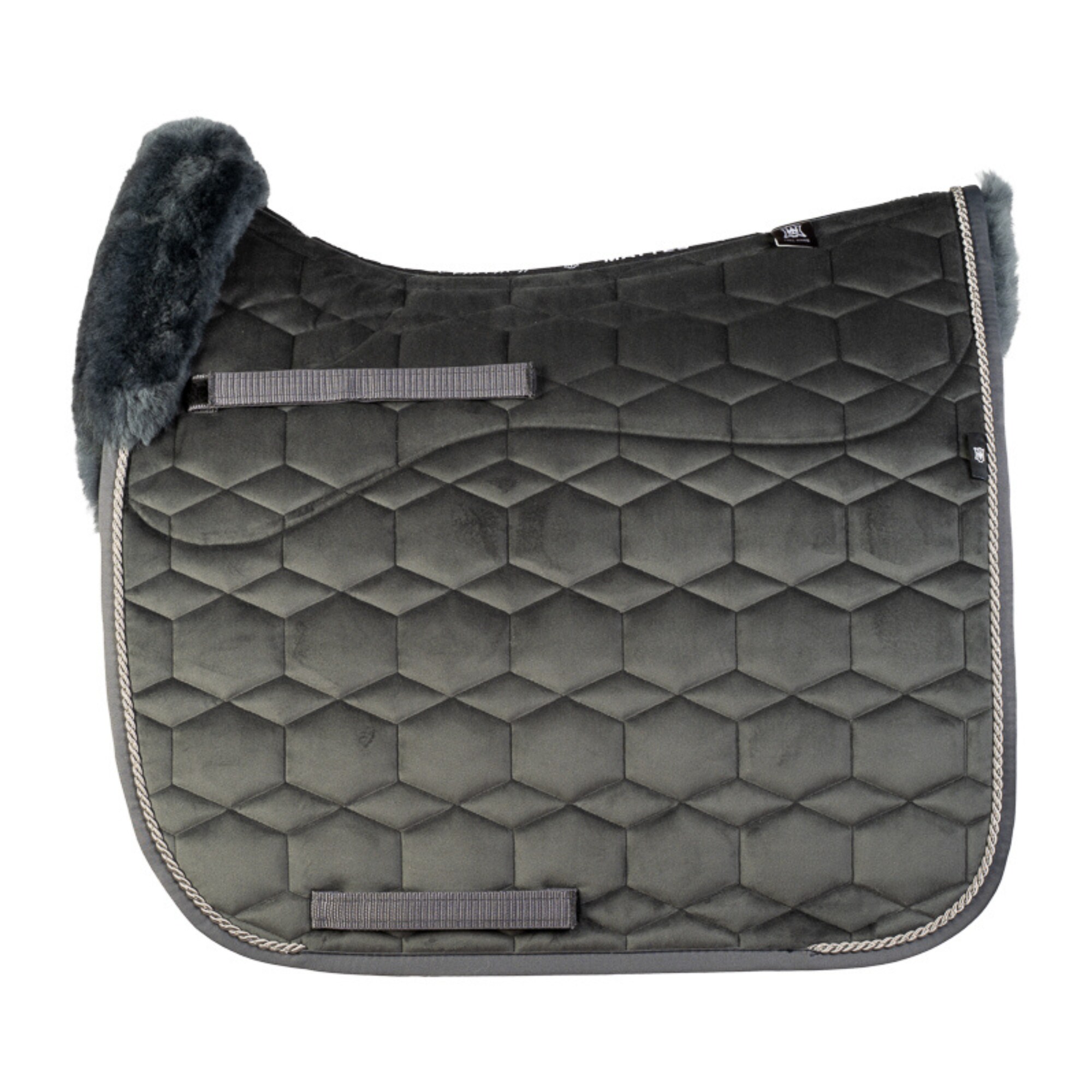 Sheepskin DR Saddle Pad Velvet - Graphite
