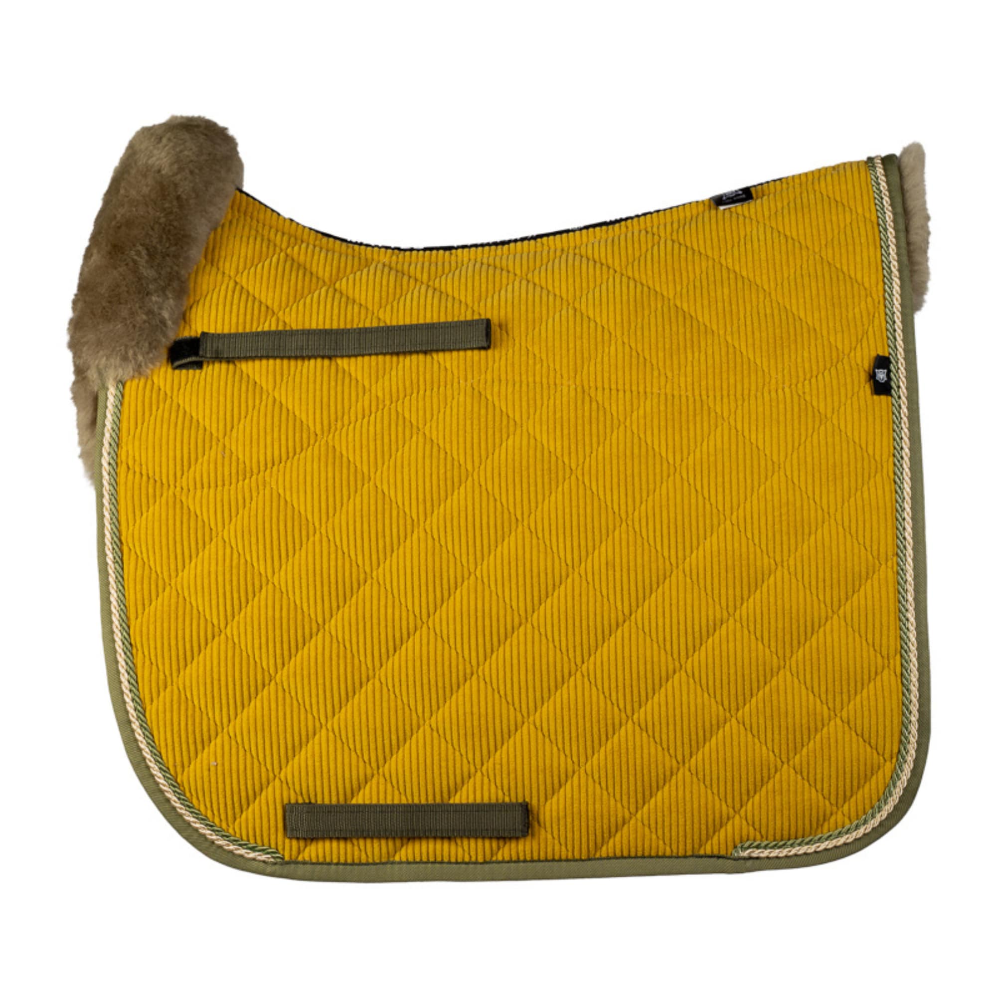 Sheepskin DR Saddle Pad Cord - Curry