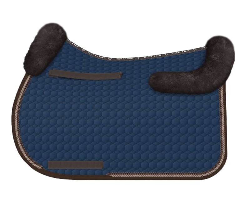 Sheepskin All-Purpose saddle pad - Navy