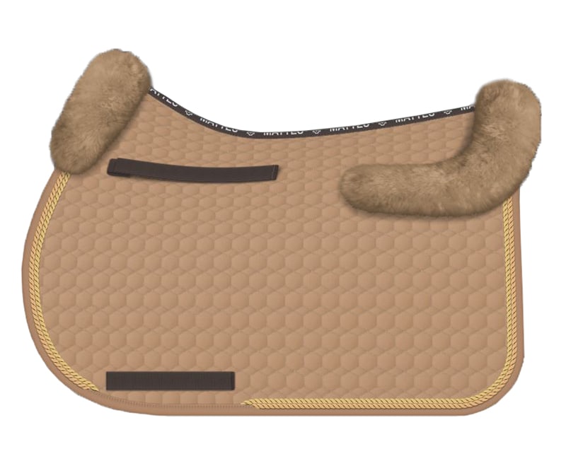 Sheepskin All-Purpose saddle pad - sand