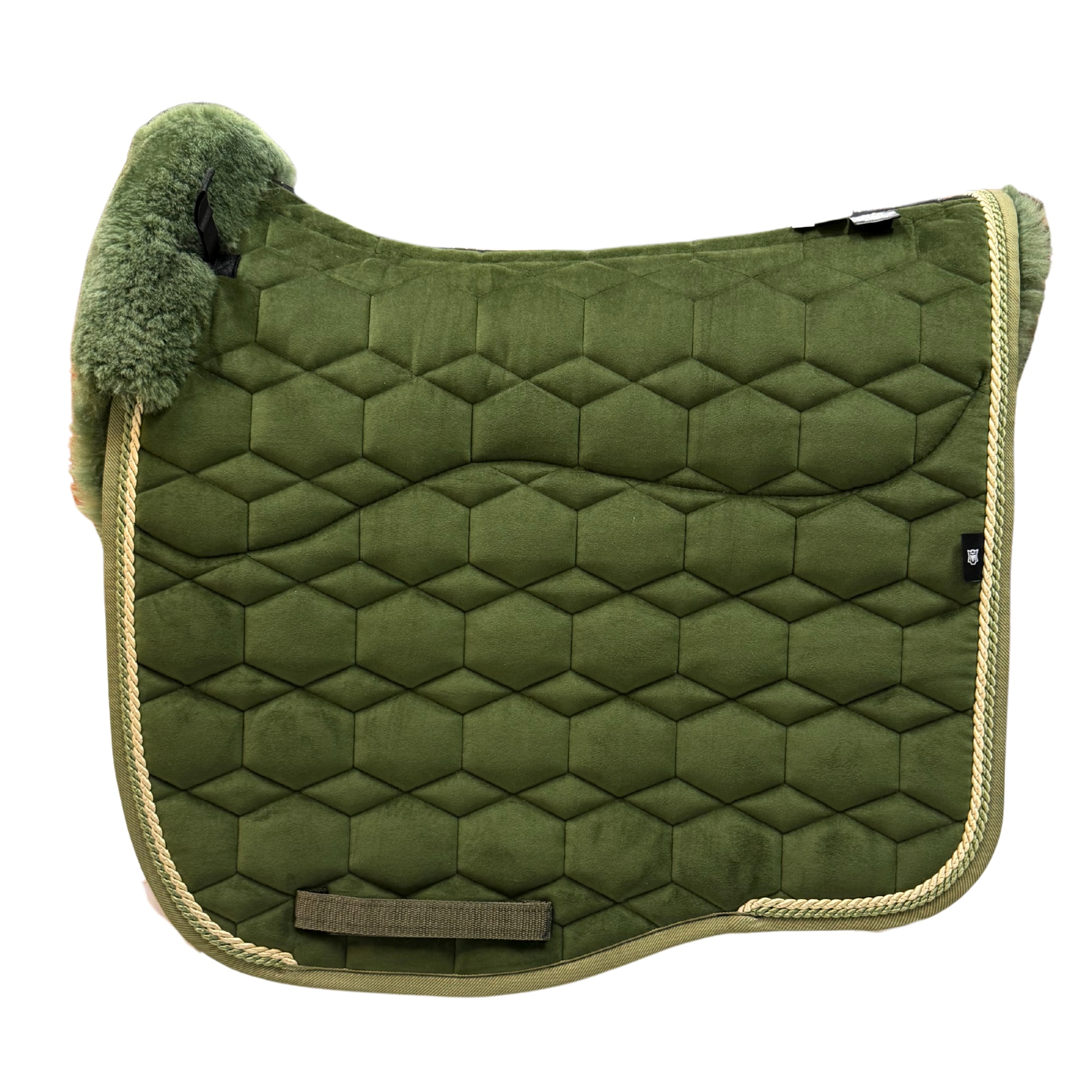 Saddle Pad Eurofit Velvet - Olive