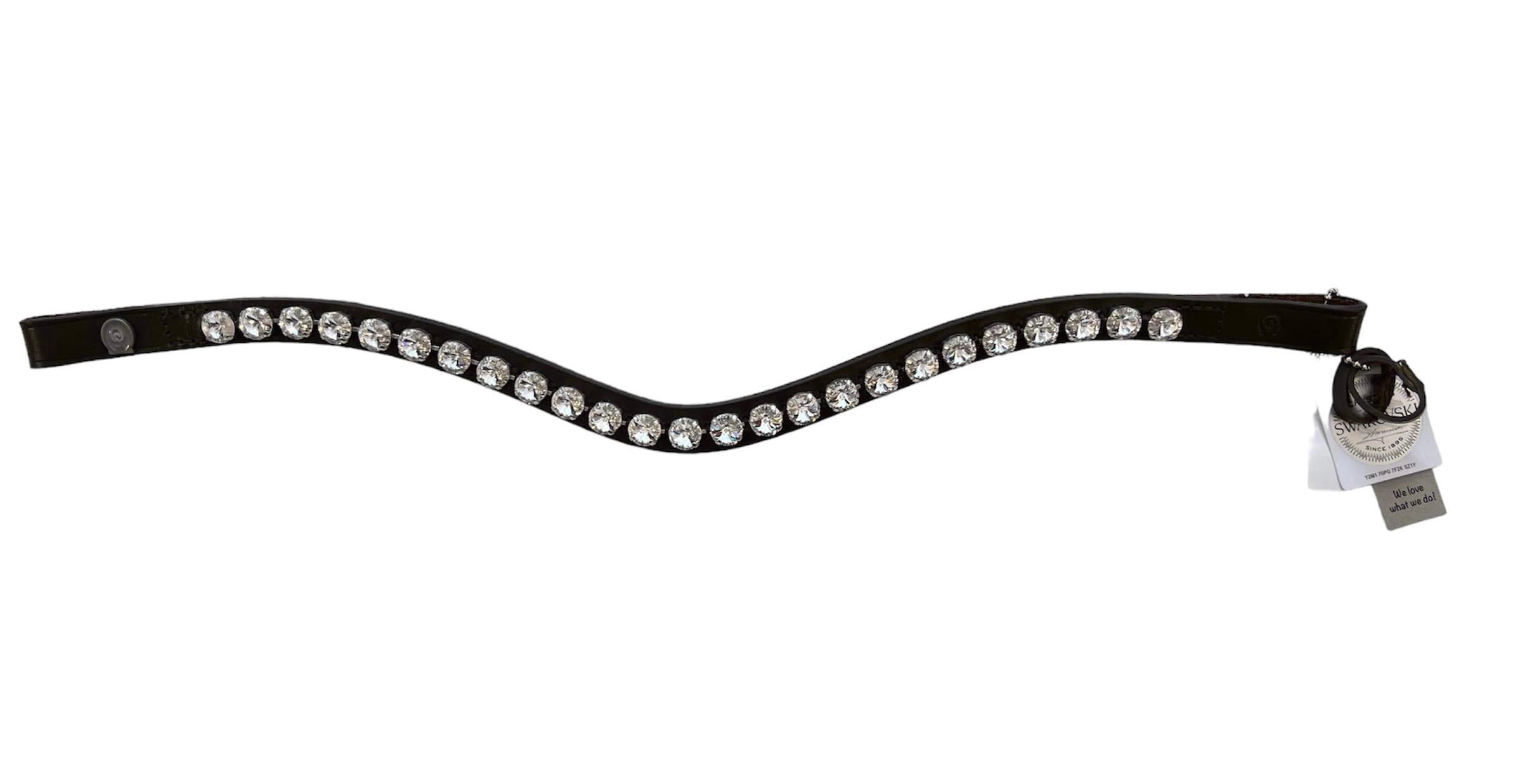 Browband Rivoli Brown - Crystal