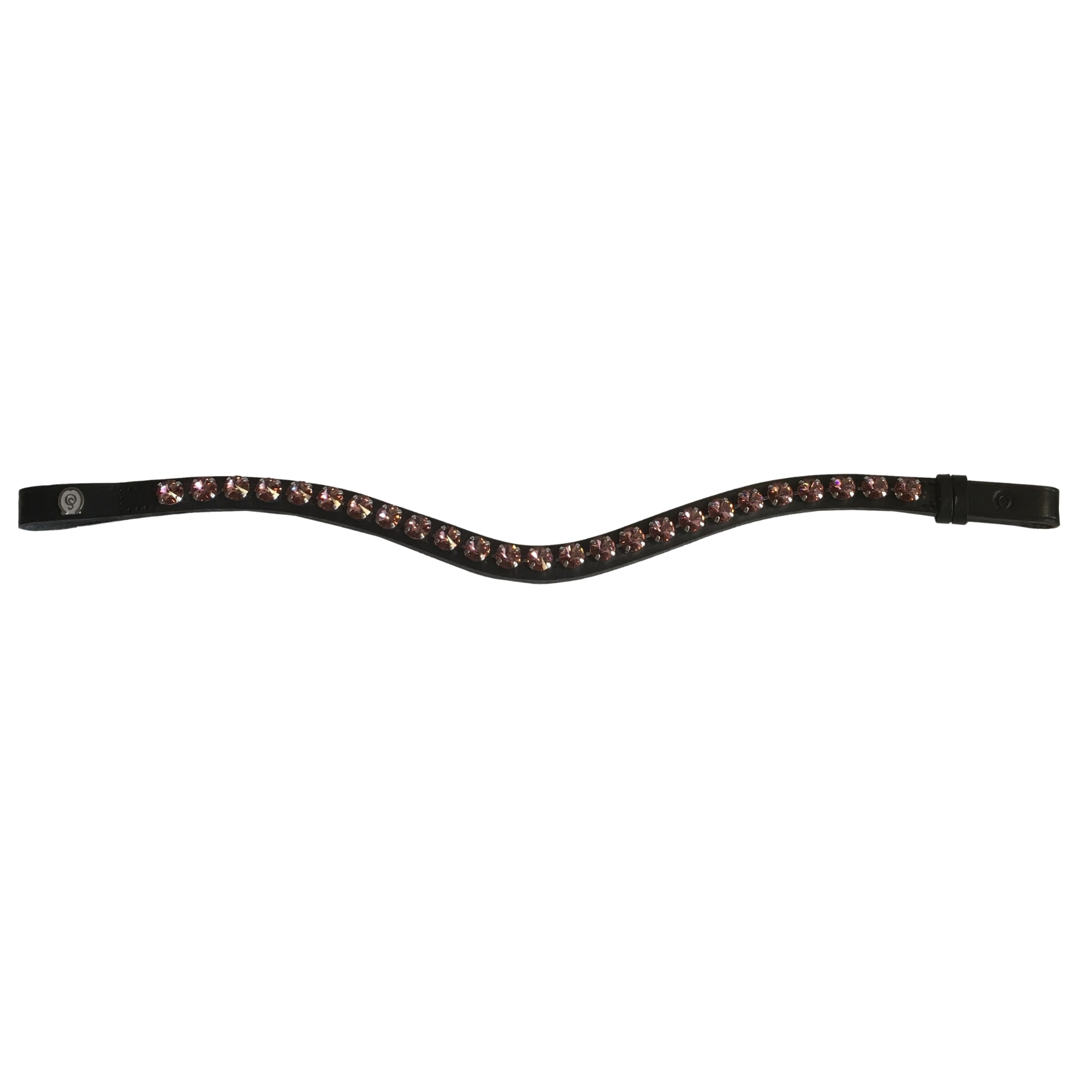 Browband OS Rivoli Brown - Blush Rose