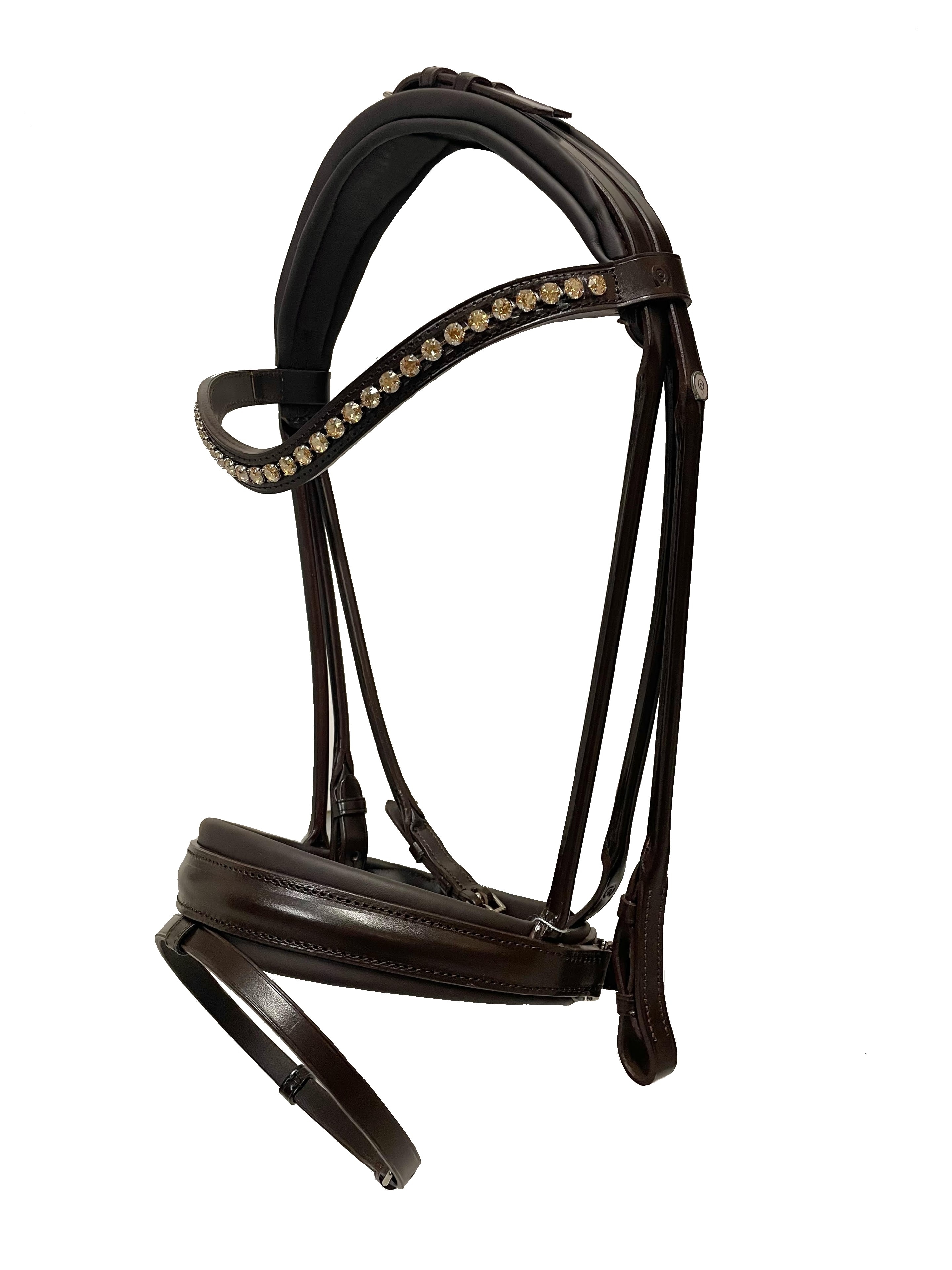Round Sewn Bridle OS FG - Brown - GS