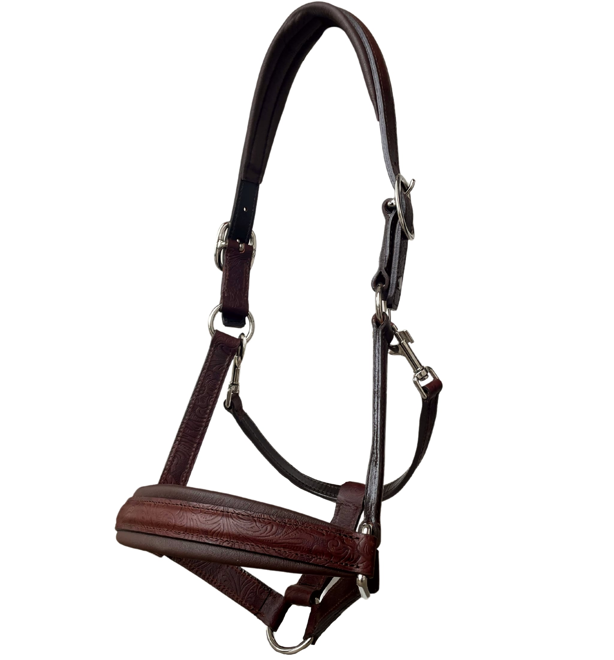 Showman ® Rubber covered rope tie down with Argentina cow leather stra –  Dark Horse Tack Company