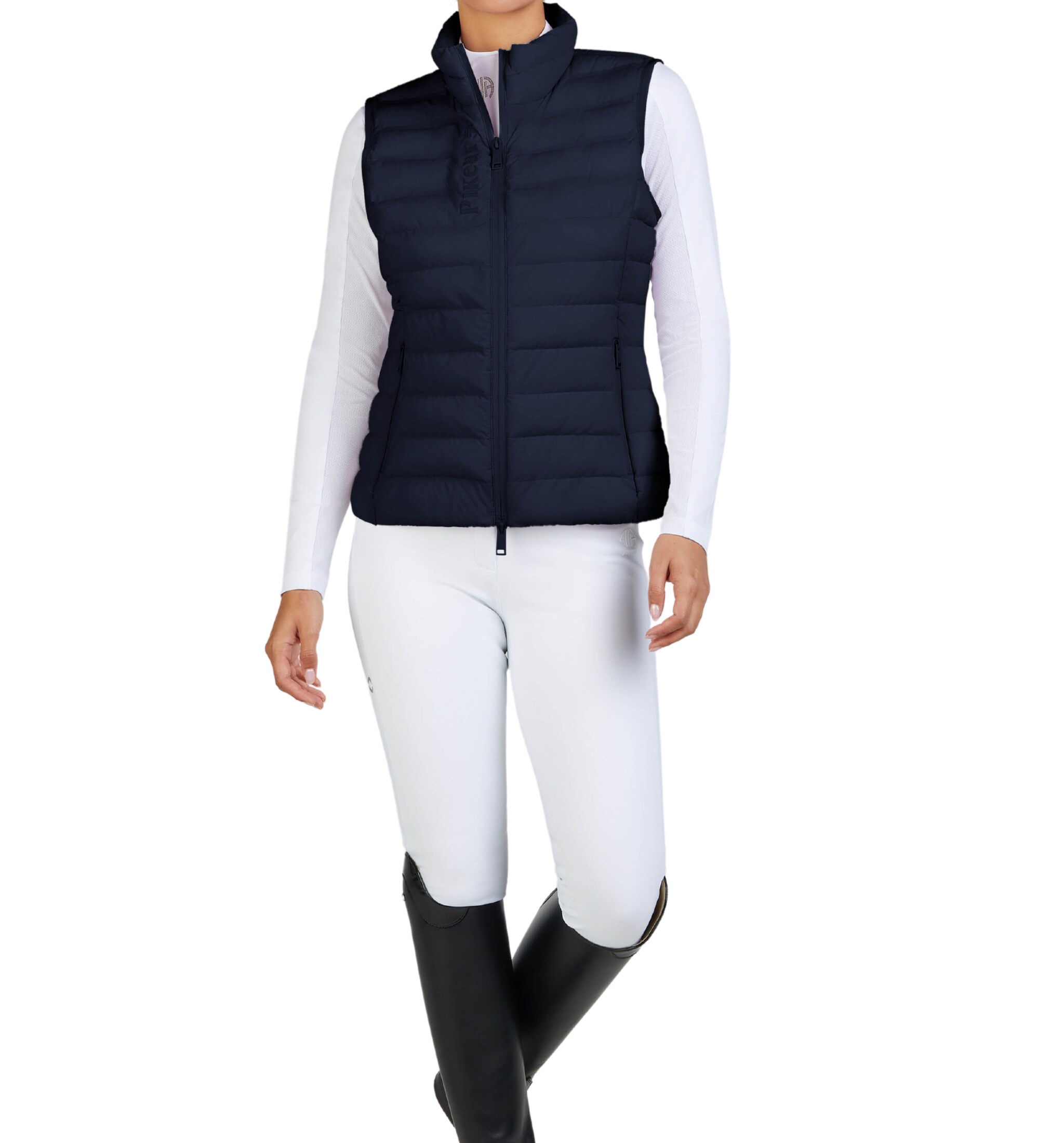 Pikeur Quilted Vest - Navy
