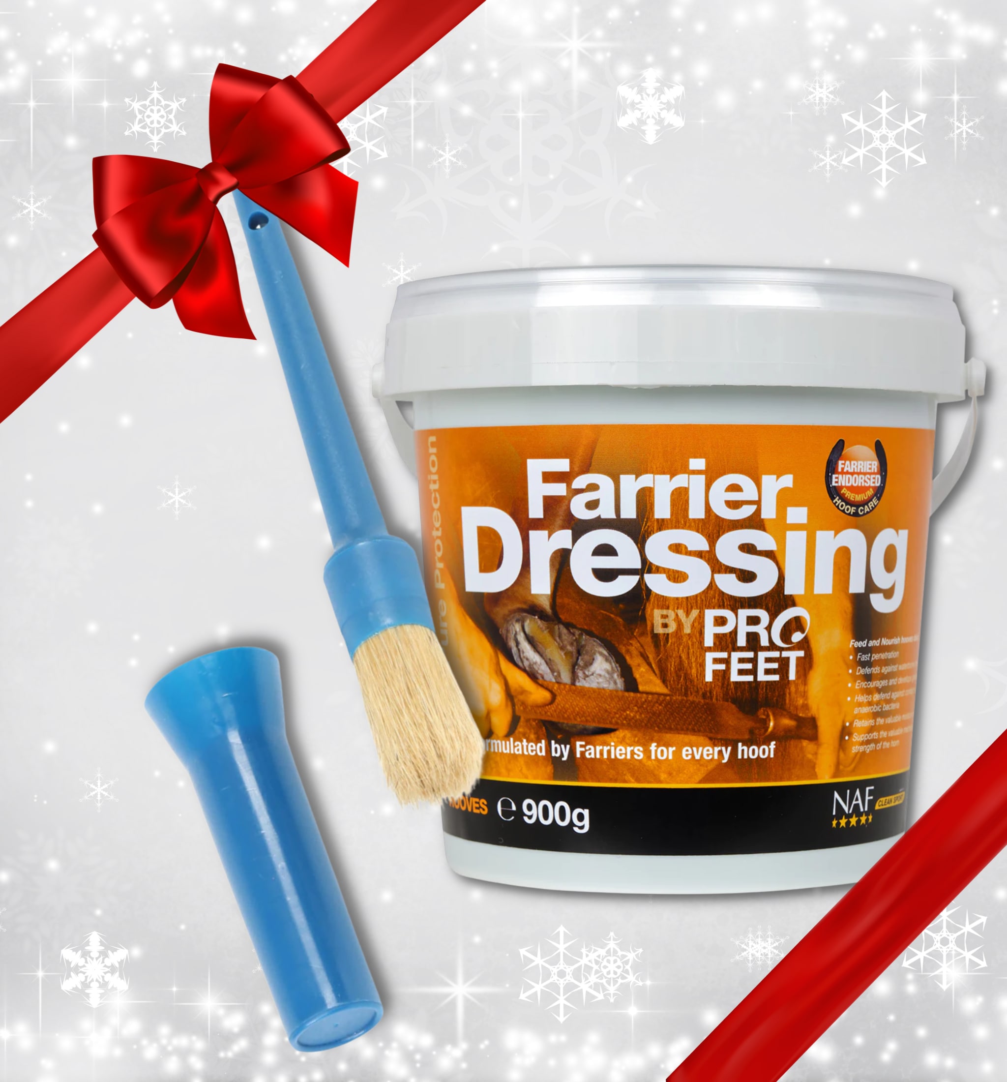 NAF Farrier Dressing + Hoof Oil Brush