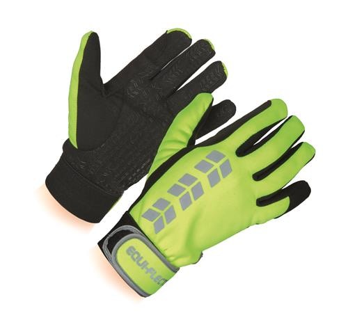 Reflex riding gloves