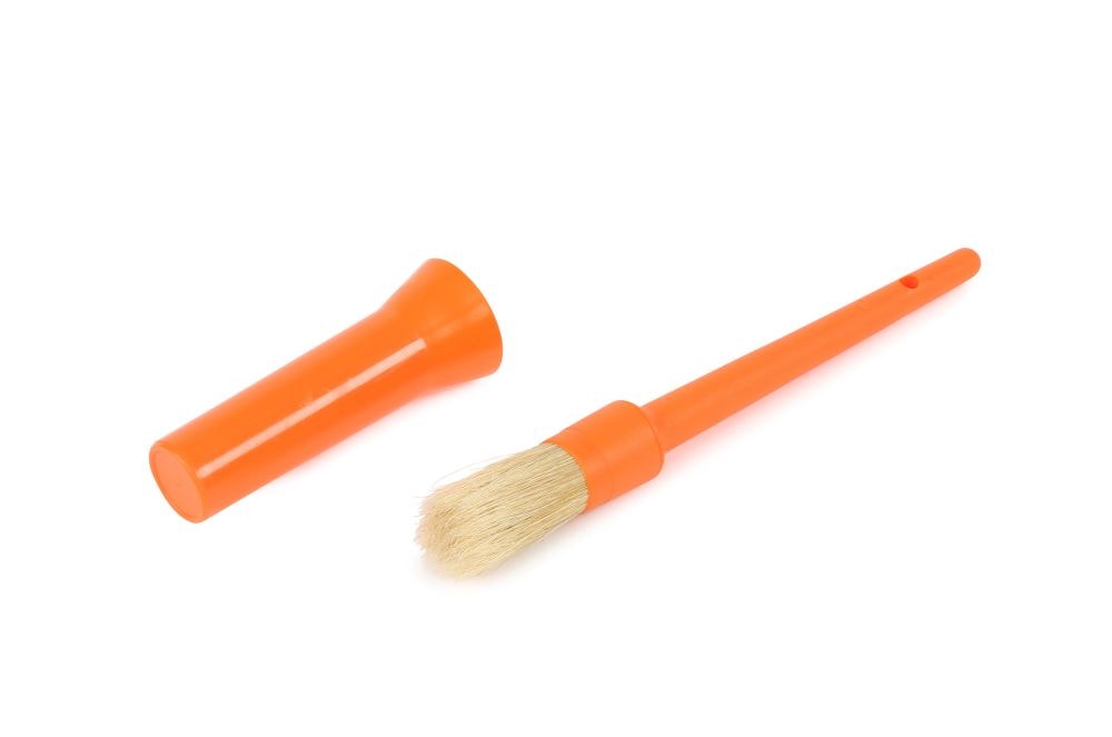Hoof brush with cap - Orange