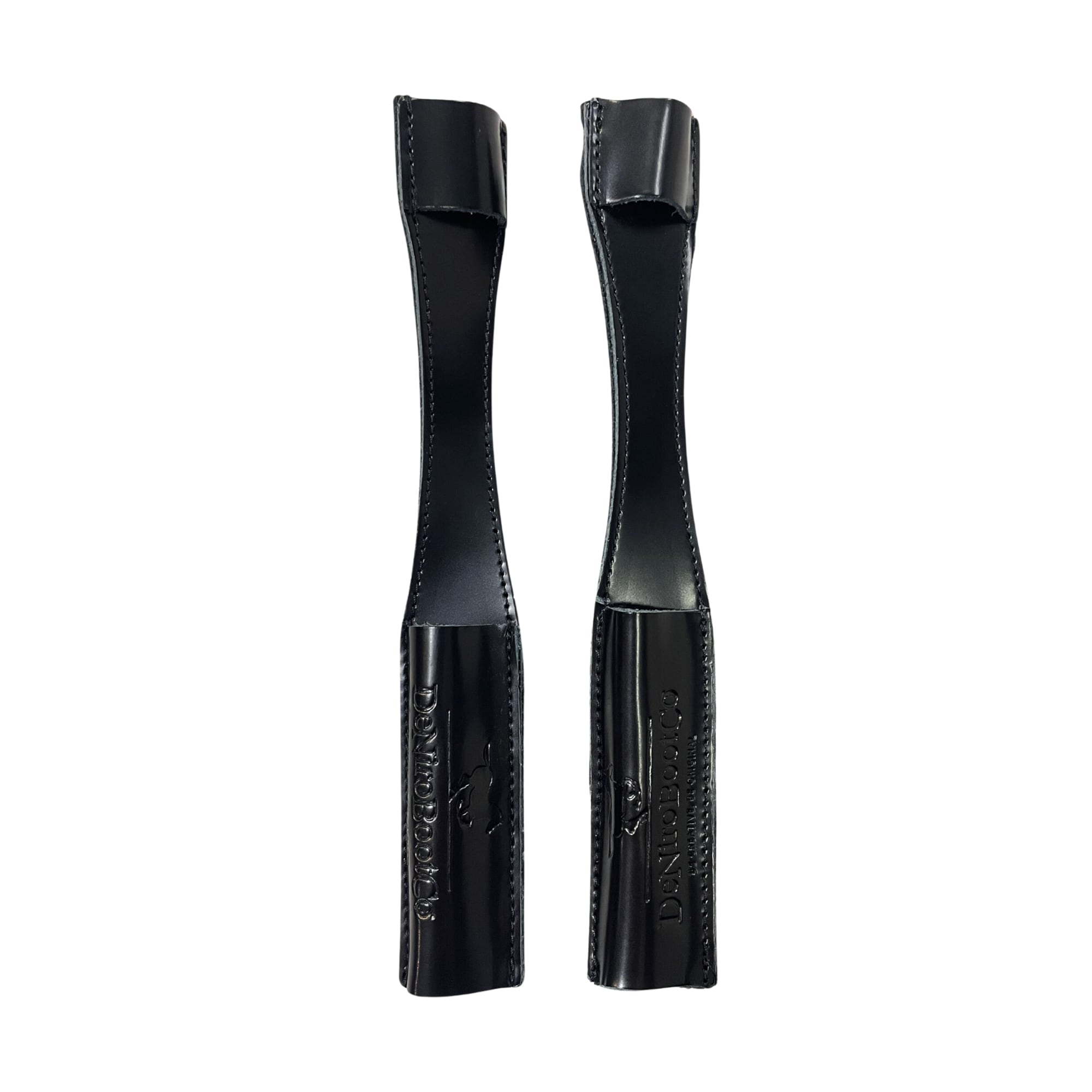 Leather Spur Covers - Brushed Black