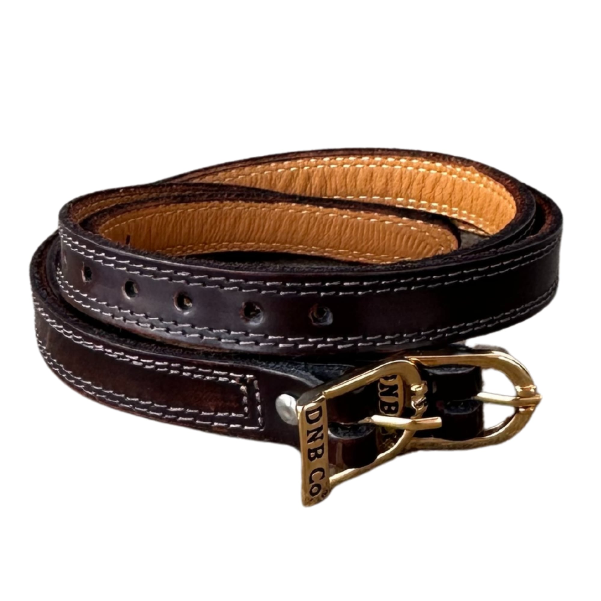 Spur Straps Brushed - Brown/Gold