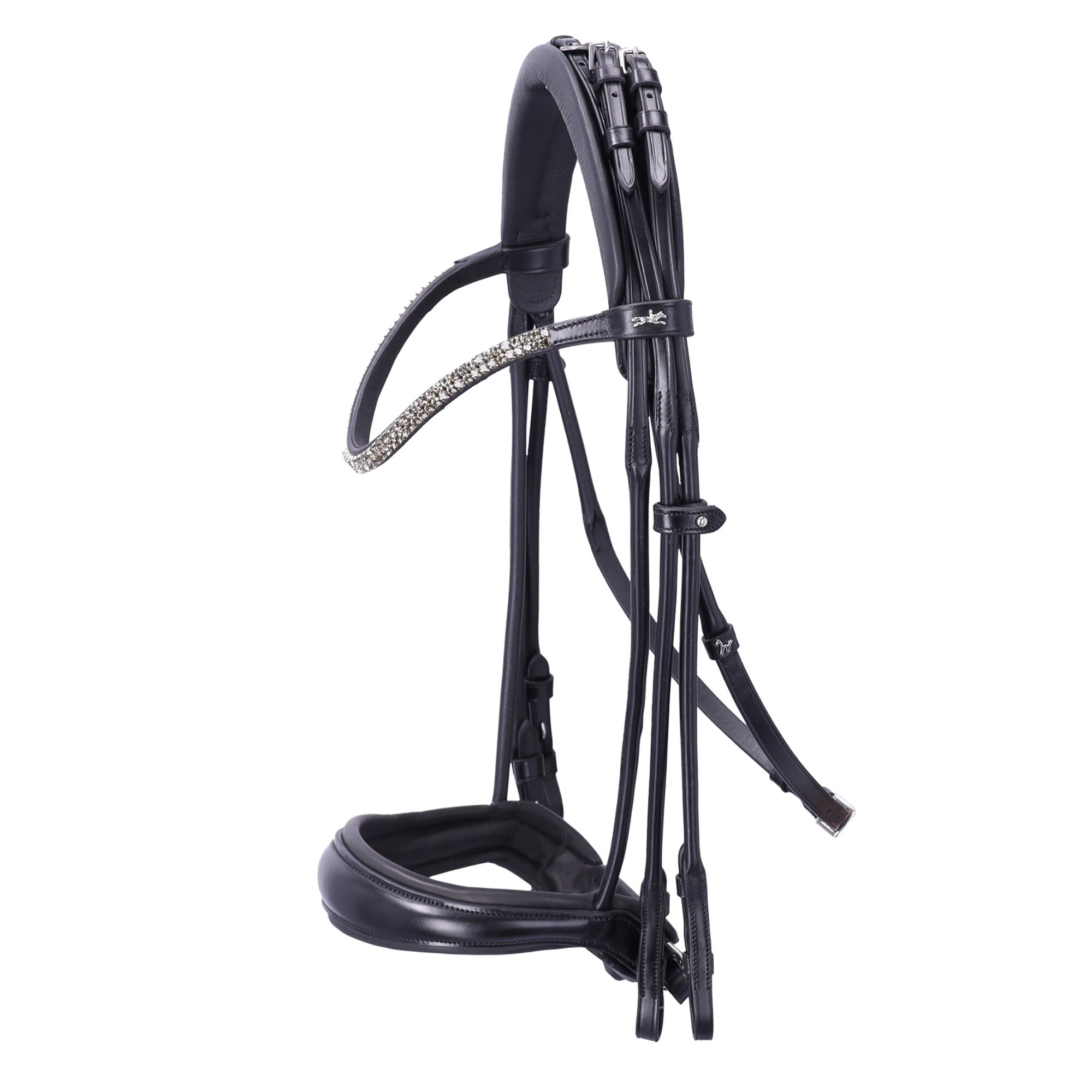 Double Bridle IW Bella Rose - Black