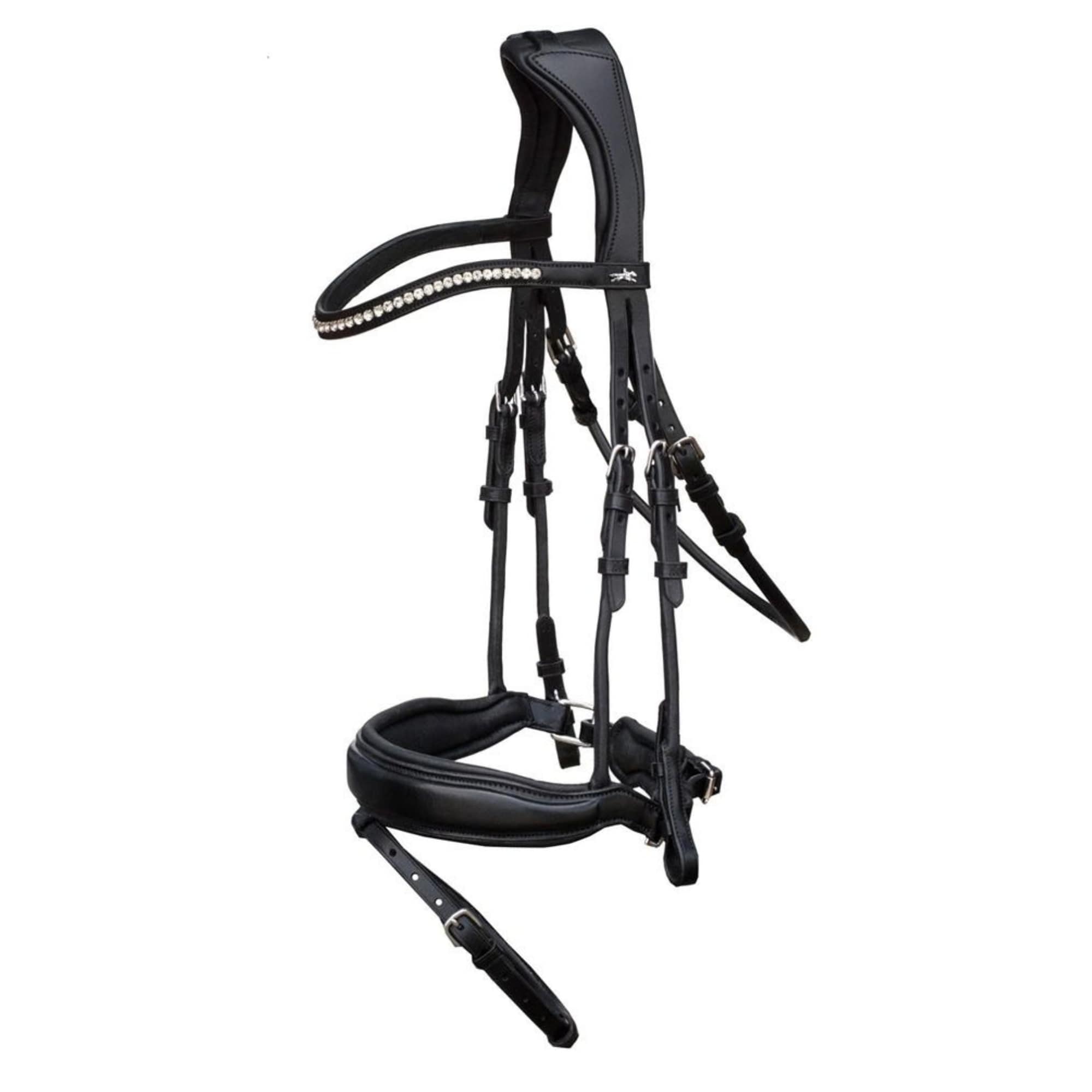 Malibu Rolled Bridle - Black