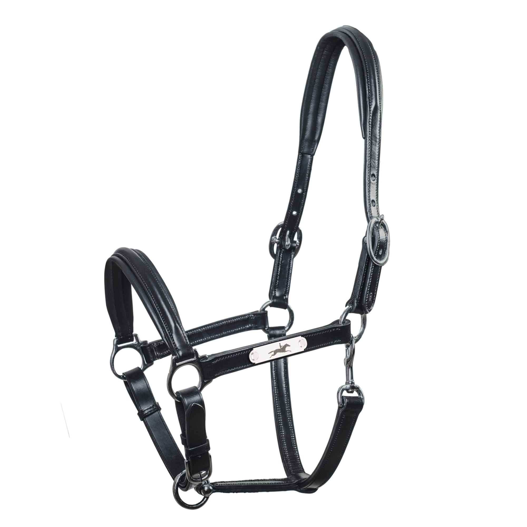 Leather Halter Ulm Pro - Black