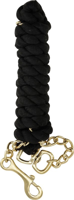 Lead rope with chain - Black
