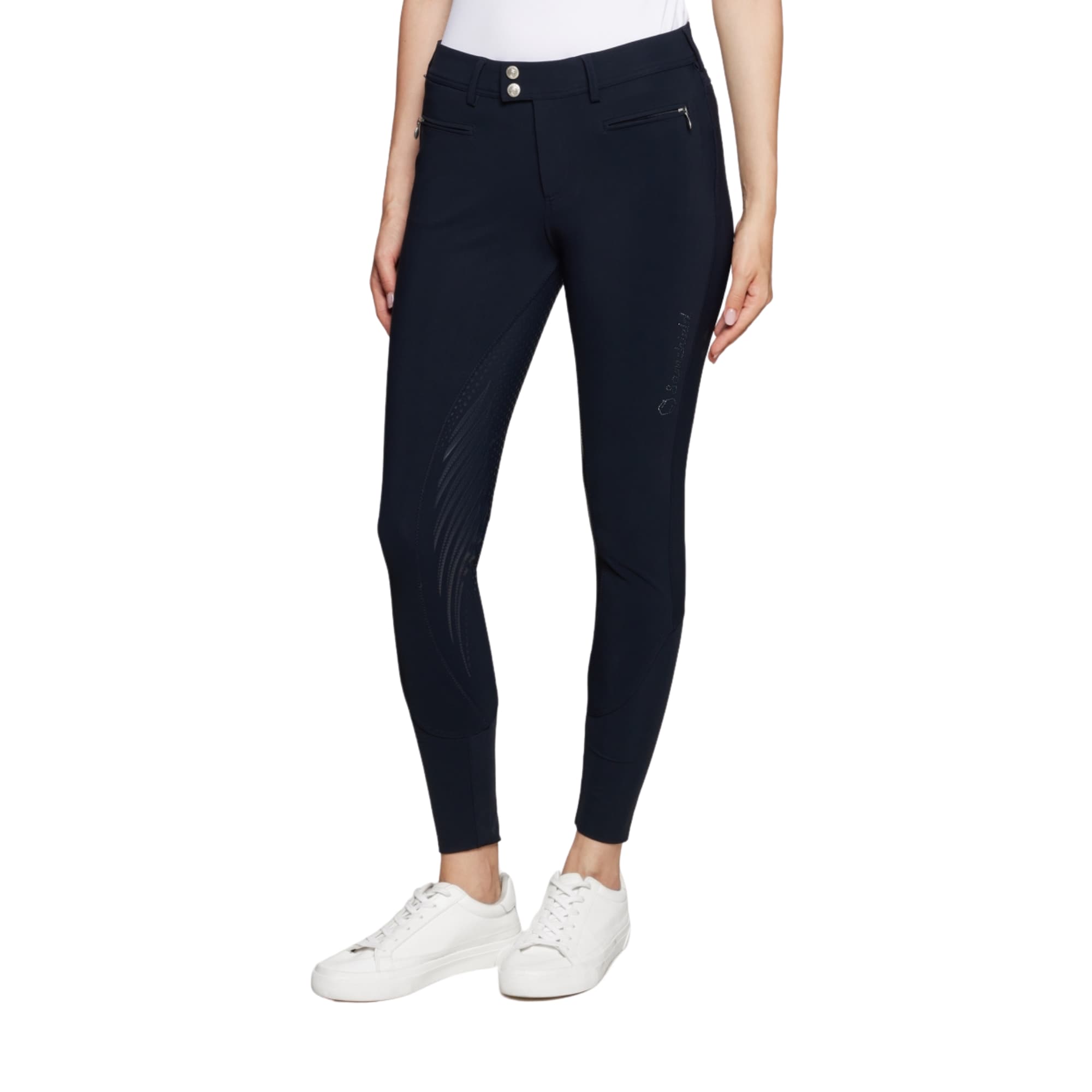Diane Women Full Grip Breeches - Navy