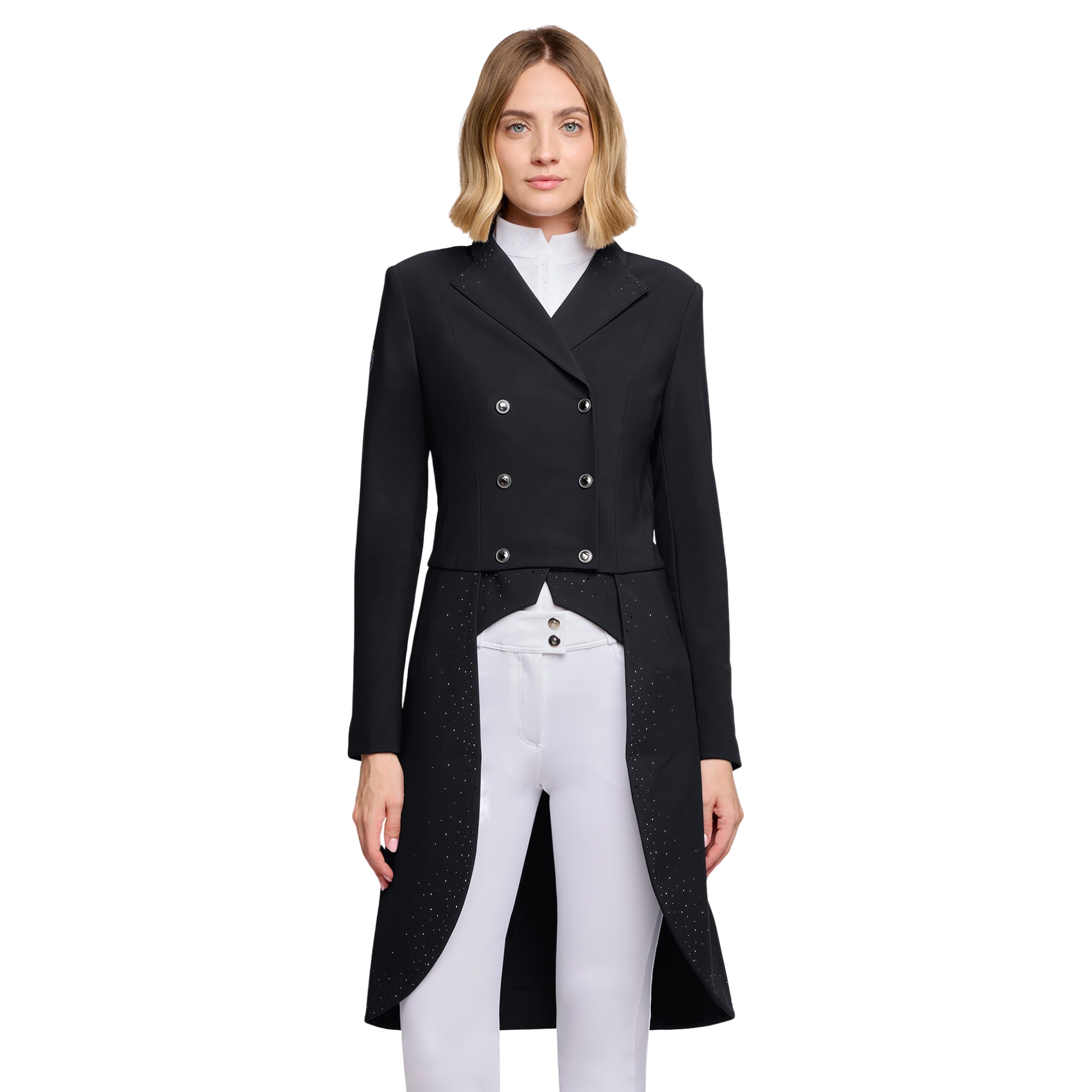 Crystal Rain Dressage Tailcoat - Black