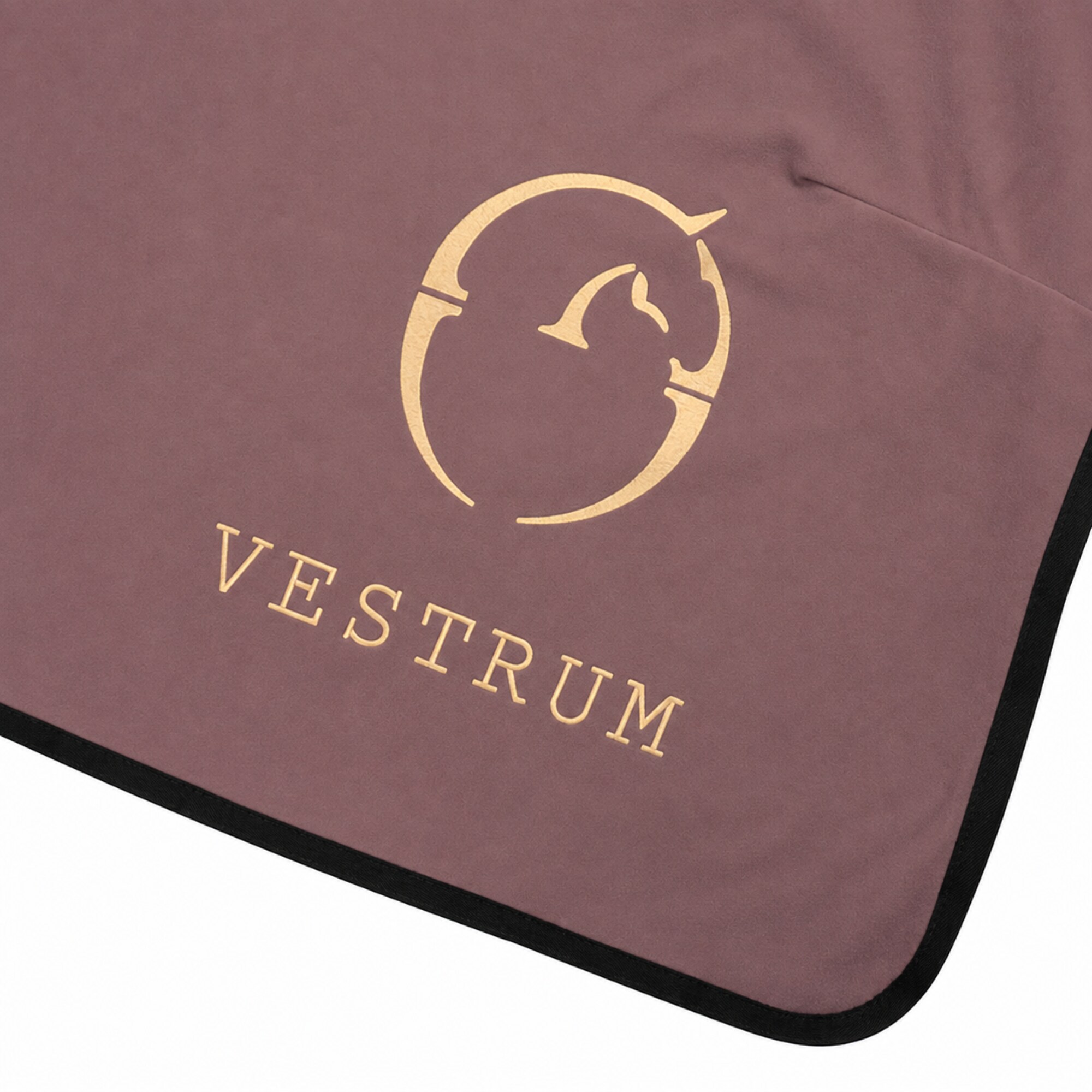 Vicenza Fleece Rug - Ruby Wine/Black Corten