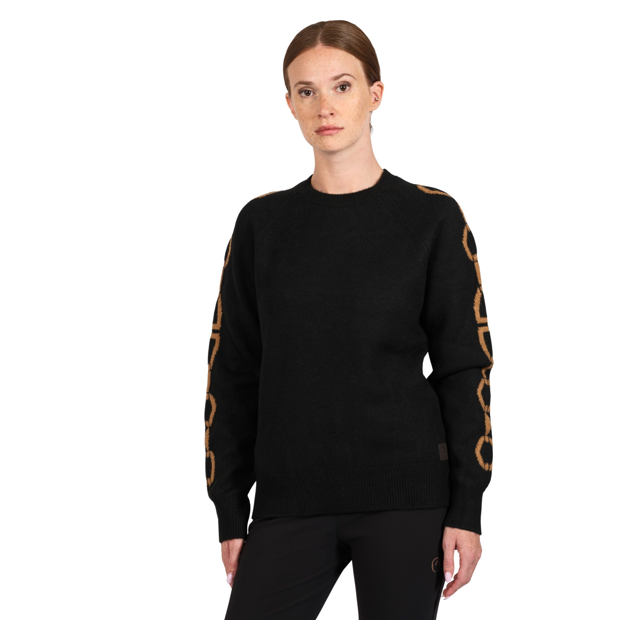 Limoges Knitted Jumper - Black/Corten