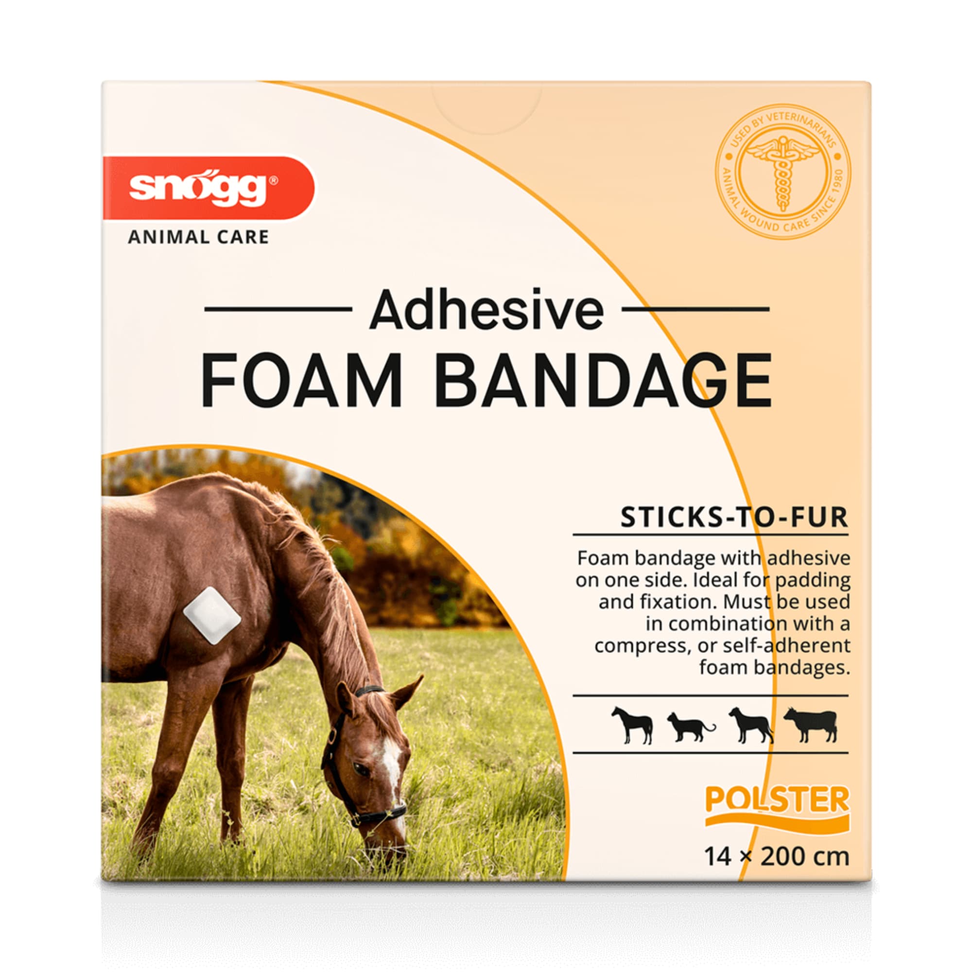 Adhesive Foam Bandage - 14x200 cm