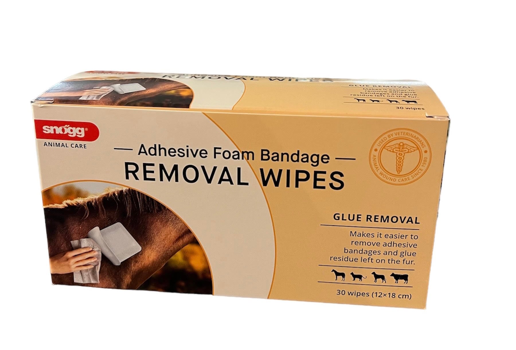 Snögg Animal Removal Wipe - 12x18cm