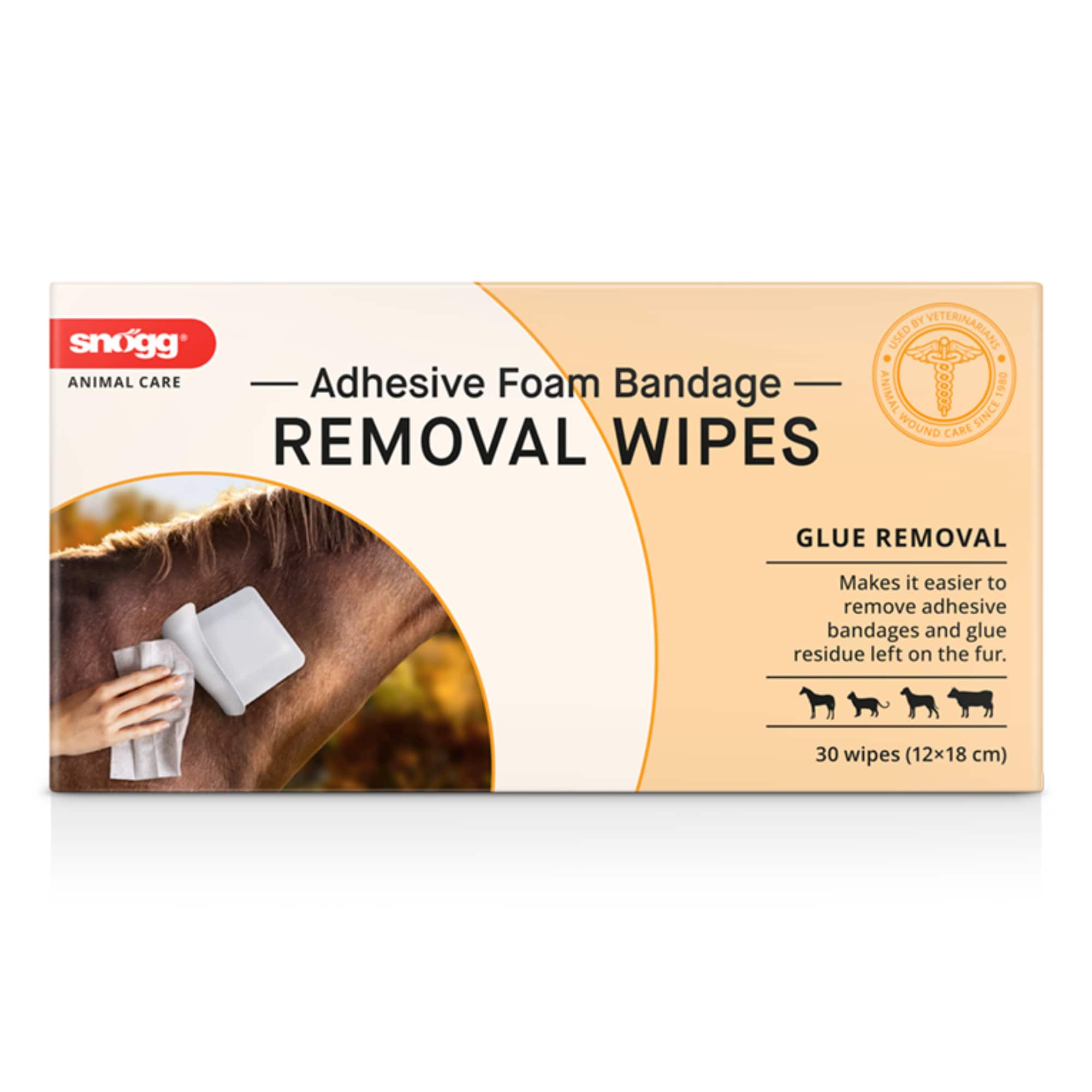 Snögg removal wipes förpackning med 30 st